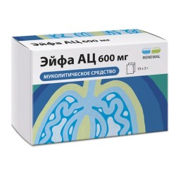 Эйфа АЦ гран. д/р-ра д/приема внутрь 600 мг 3 г 10 шт.